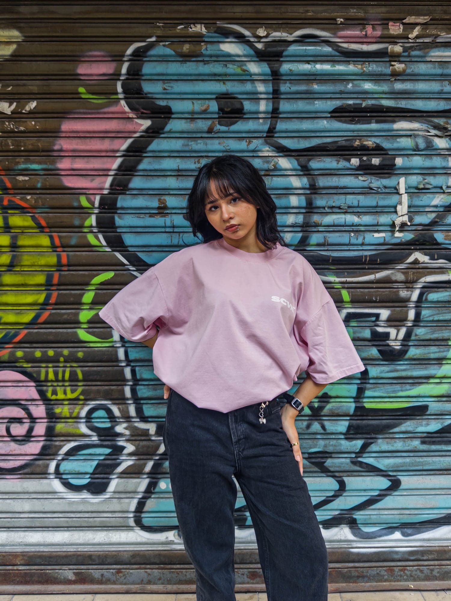SCVN.01 — the powder heavyweight tee, worn